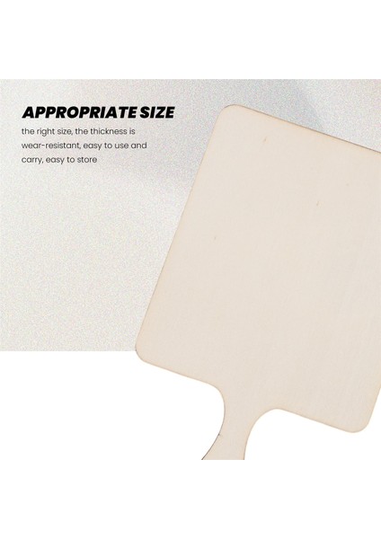 12 Adet Saplı Boş Mini Ahşap Kesme Tahtası Küçük Kesme Tahtası Kendin Yap Ev Mutfak Yemek Sebze Dekoru (Yurt Dışından) fırsatları