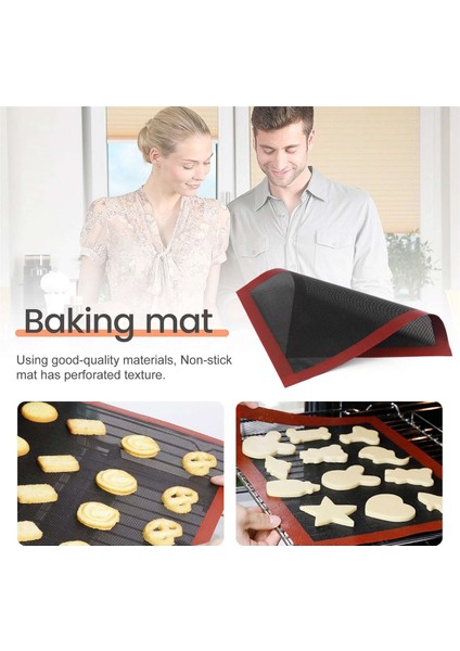 Adet Silikon Pişirme Matı, Yapışmaz Fırın Astarı, Delikli Ağ Ped, Fırında Ekmek Bisküvi Matı, Çift Taraflı Mevcuttur (Yurt Dışından) fırsatları