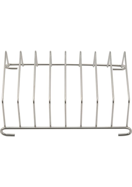 Adet Tost Ekmeği Rafı Tutucu 8 Dilim Delikli Alet Soğutma Izgarası Ekmek Rafı Dikdörtgen Hava Fritözü Aksesuarları Düzenleyici (Yurt Dışından)