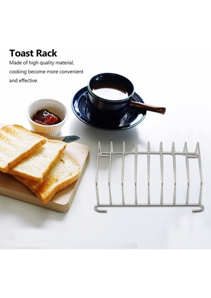 Adet Tost Ekmeği Rafı Tutucu 8 Dilim Delikli Alet Soğutma Izgarası Ekmek Rafı Dikdörtgen Hava Fritözü Aksesuarları Düzenleyici (Yurt Dışından) fırsatları