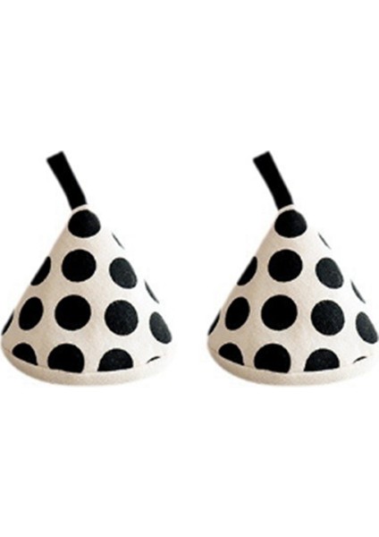 Mutfak Haşlanmaya Karşı Üçgen Tencere Sapı Kapağı Isı Yalıtım Eldivenleri Sevimli Kumaş Tencere Kapağı Tencere Kılıfı Siyah (Yurt Dışından)