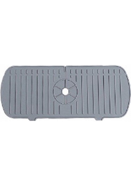 Mutfak Silikon Drenaj Pedi Banyo Musluğu Damlama Matı Lavabo Lavabo Sıçrama Geçirmez Drenaj Pedi Masa Gri S (Yurt Dışından)