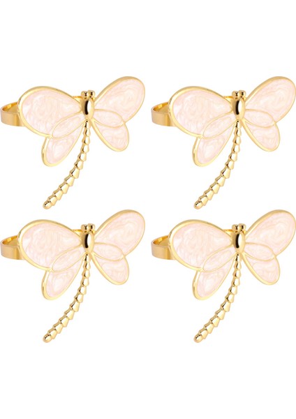 Parça Set, Altın Yusufçuk Peçete Halkası Peçetelik, Düğün Yemeği Masa Dekorasyonu Için Kullanılır (Yurt Dışından)