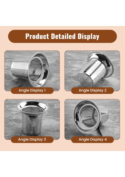 Paslanmaz Çelik Çay Süzgeci, Çaydanlık, Çay Süzgeci, Kahve Fincanı, Sızdırmaz Süzgeç, Düz Taban, Saplı Yüksek Yoğunluklu Filtre (Yurt Dışından) indirimleri