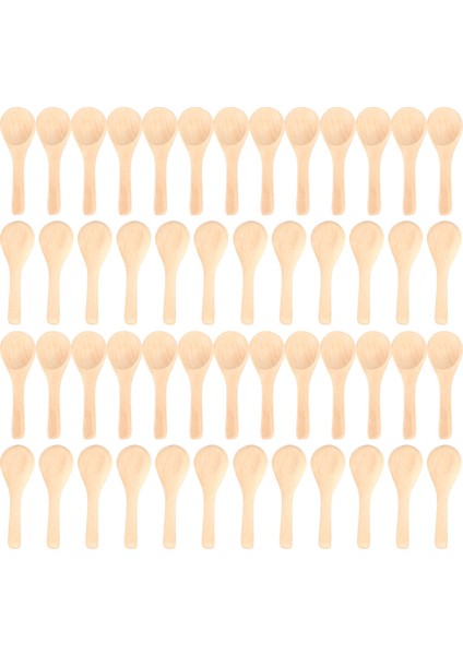 50 Adet Küçük Ahşap Kaşık, Mini Doğa Kaşıkları, Ahşap Bal Kaşığı, Yemeklik Sos Kaşıkları, Mutfak Için (Açık Kahverengi) (Yurt Dışından) fiyatları