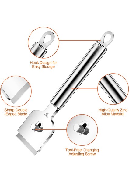 Ocak Kazıyıcı Metal, 14 Yedek Bıçaklı Seramik Ocak Kazıyıcı, Seramik Ocak Cam Kazıyıcı, Ocak Kazıyıcı (Yurt Dışından) fiyatları