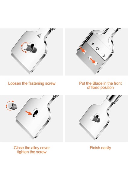 Ocak Kazıyıcı Metal, 14 Yedek Bıçaklı Seramik Ocak Kazıyıcı, Seramik Ocak Cam Kazıyıcı, Ocak Kazıyıcı (Yurt Dışından) fırsatları