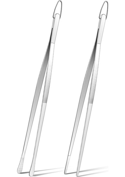 Mutfak Cımbızı Maşası, Paslanmaz Çelik Pişirme Cımbızı - Makarna, Kaplama ve Hassas Küçük Yiyecek Parçalarını Sıkıştırma (Yurt Dışından)