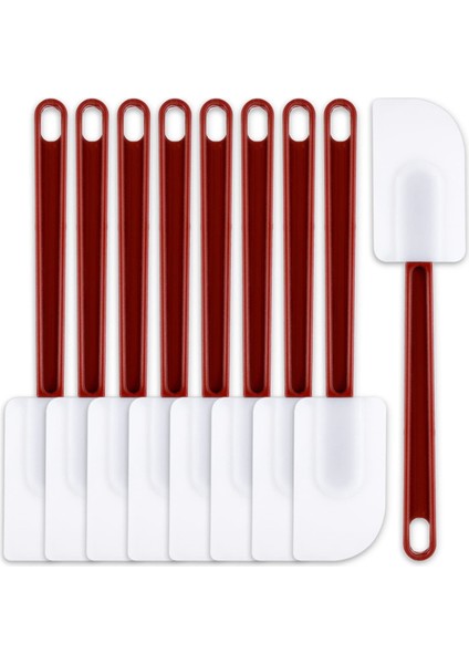 Adet Silikon Kauçuk Spatula, Isıya Dayanıklı, Yapışmaz Ağır Hizmet Tipi Kazıyıcı Mutfak Pişirme, Kızartma, Yayma, Pişirme Için (Yurt Dışından)