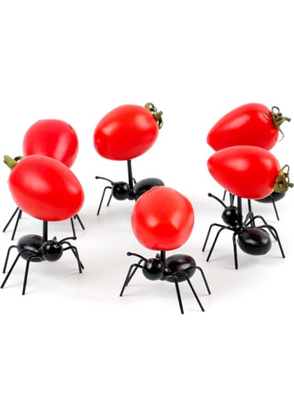 120'LI Paket Karınca Yemi Meyve Dekorasyon Çatalları Karınca Şeklinde Çatallar Atıştırmalık Kek Tatlı Ev Mutfak Parti (Yurt Dışından) fırsatları