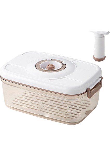 Vakumlu Kapalı Kutu Ev Tipi Taze Saklama Kutusu Buzdolabı Gıda Saklama Kapları Süzgeçli Mutfak Düzenleyicileri (Yurt Dışından)