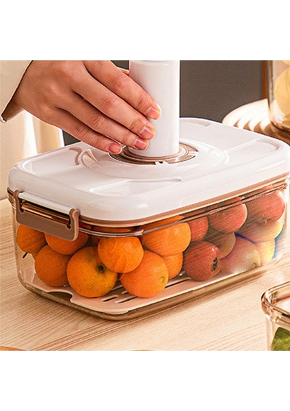 Vakumlu Kapalı Kutu Ev Tipi Taze Saklama Kutusu Buzdolabı Gıda Saklama Kapları Süzgeçli Mutfak Düzenleyicileri (Yurt Dışından) modelleri