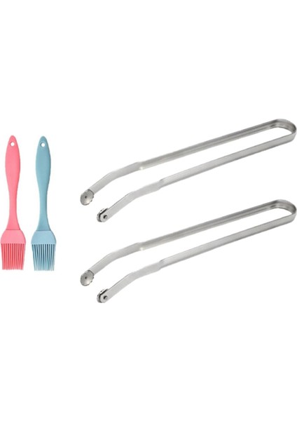 Adet Sosis Çevirme Maşası, Mutfak Pişirme Maşası, Izgara Için Barbekü Maşası, Barbekü Sosis Izgara Maşası, Uzun Saplı Mutfak Maşası (Yurt Dışından)