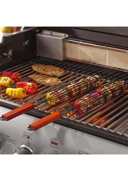 Adet/takım Taşınabilir Barbekü Izgara Sepeti Paslanmaz Çelik Barbekü Izgara Sepeti Aletleri Örgü Mutfak Aletleri Barbekü Rafı (Yurt Dışından) fiyatları