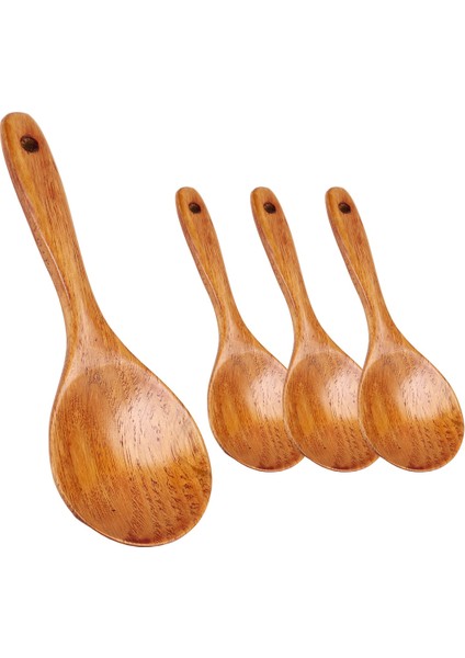 Adet Ahşap Kaşık 21,5 cm Ahşap Pirinç Küreği Çok Yönlü Servis Kaşığı Yapışmaz Isıya Dayanıklı Yemek Kaşığı (Yurt Dışından) fiyatları
