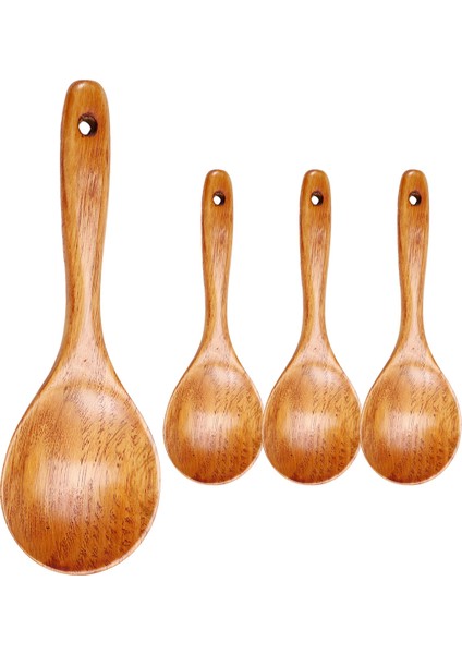 Adet Ahşap Kaşık 21,5 cm Ahşap Pirinç Küreği Çok Yönlü Servis Kaşığı Yapışmaz Isıya Dayanıklı Yemek Kaşığı (Yurt Dışından) modelleri