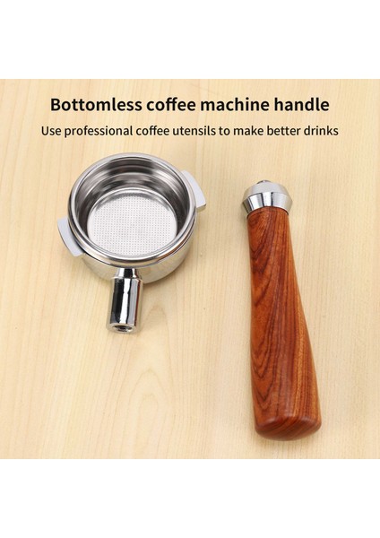 Nuova Kahve Makinesi Profesyonel Aksesuarı Için 58MM Paslanmaz Çelik Kahve Makinesi Dipsiz Portafiltre (Yurt Dışından) indirimleri