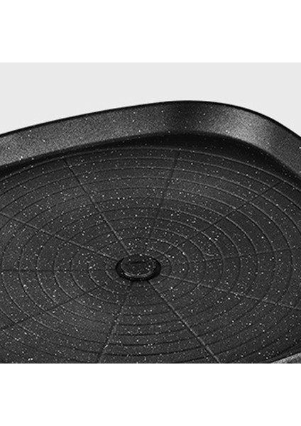 Kare Yapışmaz Kore Izgara Tavası Barbekü Taşınabilir Sıcak Plaka Taş Kaplama Ev Dış Mekan Fırın Tepsisi (Yurt Dışından) fırsatları