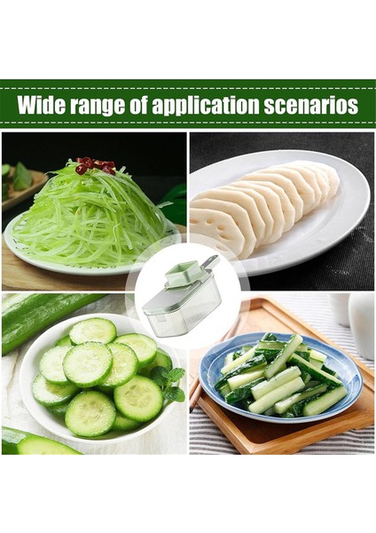 Sebze Doğrayıcı, Şeffaf Kaplı Rende, Çok Fonksiyonlu Manuel Rende, Çıkarılabilir Mutfak Dilimleme Aleti B (Yurt Dışından) fırsatları