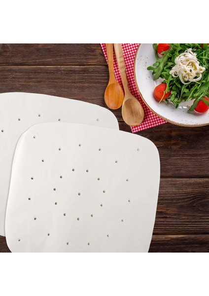 200 Adet 8 Inçlik Fritöz Astarı Delikli Pişirme Kağıdı Fırın Buharlı Pişirici Yapışmaz Buhar Kağıdı (Yurt Dışından) fırsatları