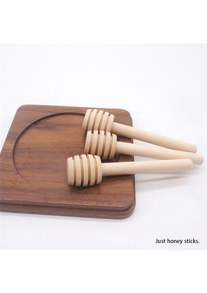 25 Adet Uzun Saplı Ahşap Bal Kaşıkları Karıştırma Çubukları Bal Süzgeci Kavanoz Kahve Süt Çay Malzemeleri Mutfak Aletleri (Yurt Dışından) indirimleri