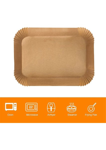 Hava Fritözü Astarı Için Dikdörtgen Özel Kağıt, Çift Tava Yağ Emici Pişirme Kağıdı, Yağ Geçirmez Barbekü Tabağı, Pişirme Aracı (Yurt Dışından) fiyatları