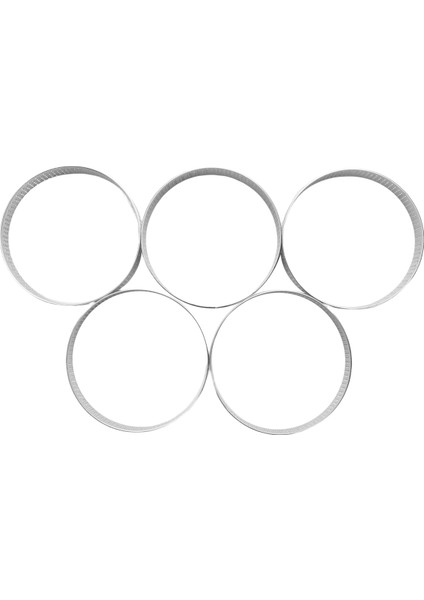 10'lu Paket Paslanmaz Çelik Tart Halkası, Isıya Dayanıklı Delikli Kek Mus Halkası, Yuvarlak Halka Pişirme Donut Aletleri, 8 cm (Yurt Dışından) modelleri