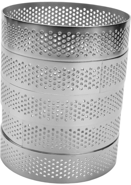 10'lu Paket Paslanmaz Çelik Tart Halkası, Isıya Dayanıklı Delikli Kek Mus Halkası, Yuvarlak Halka Pişirme Donut Aletleri, 8 cm (Yurt Dışından) indirimleri