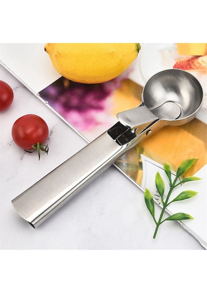 Dondurma Kepçesi, Tetikli Rahat Saplı Dondurma Kepçesi, Paslanmaz Çelik Dondurma Kepçesi (Yurt Dışından) modelleri