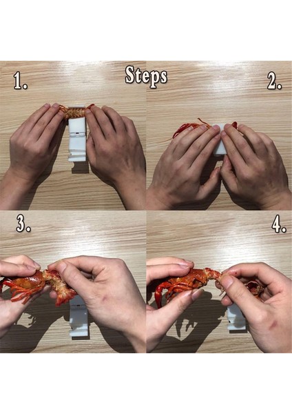 Kerevit Soyucu, Kerevit Çıkarıcı, Kerevit Emiciler, Çok Amaçlı Karides Soyucu, Kerevit Soyucu Deniz Ürünleri Aracı 10 Adet (Yurt Dışından) fiyatları