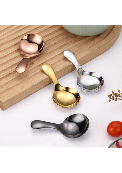 Kutular Için Küçük Kaşıklar, Tuz Şeker Baharatlar Kahve Çay Tatlılar Için Toplam 4 Adet Kısa Saplı Kaşık (Yurt Dışından) modelleri