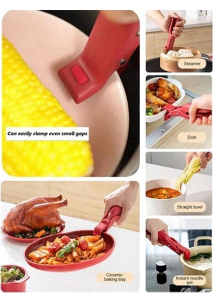 Mutfak Için Çok Amaçlı Haşlanma Önleyici Kase Tutucu Klipsi, Haşlanma Önleyici Sıcak Plaka Maşası Kase Klipsi B (Yurt Dışından) indirimleri