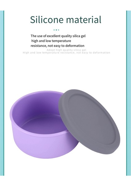 Kapaklı Silikon Gıda Saklama Kapları Sızdırmaz Yerden Tasarruf Sağlayan Yeniden Kullanılabilir Yemek Hazırlama Kapları Mutfak Için (Yurt Dışından) fiyatları