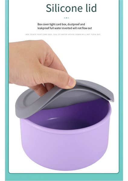 Kapaklı Silikon Gıda Saklama Kapları Sızdırmaz Yerden Tasarruf Sağlayan Yeniden Kullanılabilir Yemek Hazırlama Kapları Mutfak Için (Yurt Dışından) modelleri