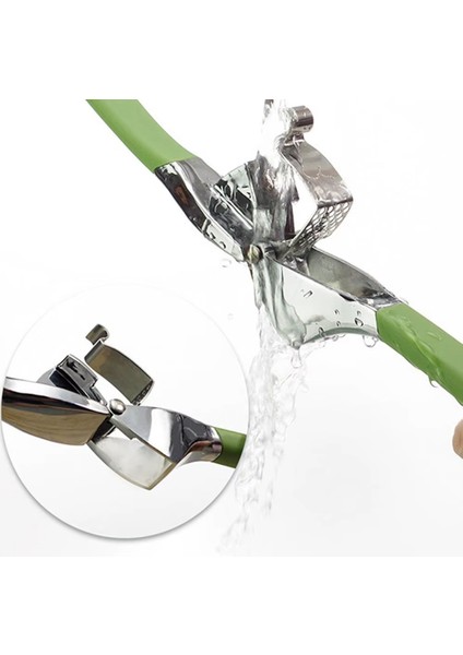 Paslanmaz Çelik Sarımsak Presi Elde Taşınabilir Sarımsak Ezici Sıkacağı Kırıcı Kıyma Makinesi Manuel Pres Öğütme Aleti Mutfak Için (Yurt Dışından) fırsatları