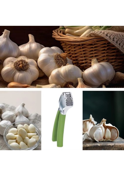 Paslanmaz Çelik Sarımsak Presi Elde Taşınabilir Sarımsak Ezici Sıkacağı Kırıcı Kıyma Makinesi Manuel Pres Öğütme Aleti Mutfak Için (Yurt Dışından) indirimleri