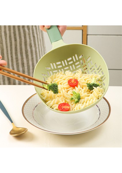 Kepçe Süzgeç, Silikon Süzgeç Sapı, Süzgeç Süzgeç, Pişirme Silikon Kaşığı, Makarna Süzgeci Kaşık Süzgeci Yeşil (Yurt Dışından) fırsatları