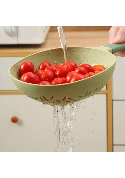 Kepçe Süzgeç, Silikon Süzgeç Sapı, Süzgeç Süzgeç, Pişirme Silikon Kaşığı, Makarna Süzgeci Kaşık Süzgeci Yeşil (Yurt Dışından) indirimleri