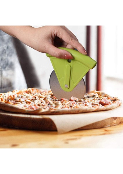 Koruyucu Korumalı Pizza Kesme Tekerleği - Keskin Paslanmaz Çelik Bıçaklı Taşınabilir Pizza Dilimleyici, Dayanıklı Bıçak Kılıfı (Yurt Dışından) fiyatları