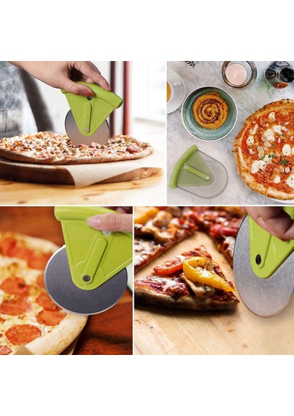 Koruyucu Korumalı Pizza Kesme Tekerleği - Keskin Paslanmaz Çelik Bıçaklı Taşınabilir Pizza Dilimleyici, Dayanıklı Bıçak Kılıfı (Yurt Dışından) indirimleri