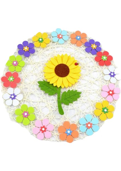 Yuvarlak Kağıt Elyaf Dokuma Amerikan Servisleri Dekoratif Örgülü Doğal Mat Tatil Partileri Dekor 15 Inç 12'li Set (Beyaz) (Yurt Dışından) modelleri