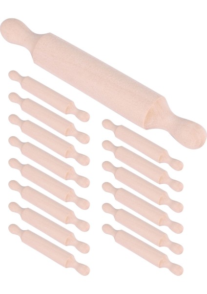 15 Adet Ahşap Mini Oklava 6 Inç Uzunluğunda Mutfak Pişirme Oklavası Çocuklar Için Küçük Ahşap Hamur Merdanesi Fondan (Yurt Dışından) fiyatları