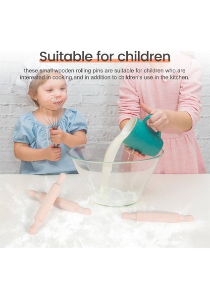 15 Adet Ahşap Mini Oklava 6 Inç Uzunluğunda Mutfak Pişirme Oklavası Çocuklar Için Küçük Ahşap Hamur Merdanesi Fondan (Yurt Dışından) indirimleri