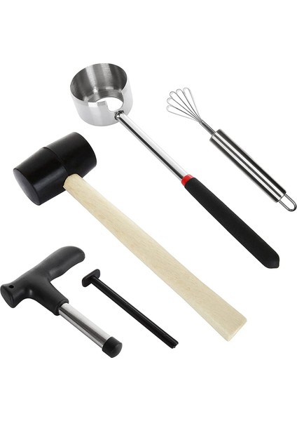 Genç Hindistan Cevizi Için 5'li Hindistan Cevizi Açacağı Seti Paslanmaz Çelik Hindistan Cevizi Açacağı Seti Coco Jack Açacağı Seti (Yurt Dışından)
