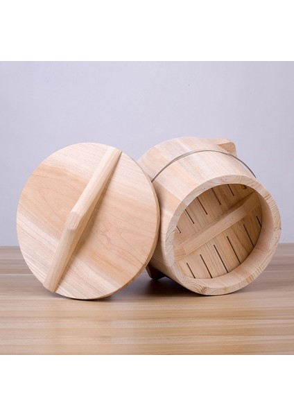 Mutfak Aleti Taşınabilir Doğal Ahşap Buharda Pişirilen Pirinç Kovası Kapaklı Buharda Pişirilmiş Pirinç Fıçısı Kantin Restoran Buharlı Pişirici (Yurt Dışından) indirimleri