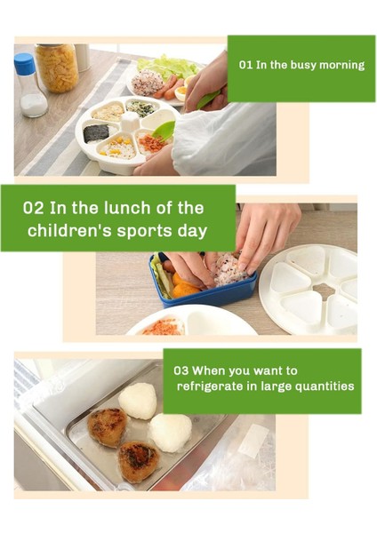 Onigiri Makinesi, Pirinç Topu Kalıbı, Aynı Anda 6 Pirinç Topu Yapabilir, Pirinç Topu Makinesi, Hızlı, Hijyenik Pirinç Topu Makinesi (Yurt Dışından) fırsatları