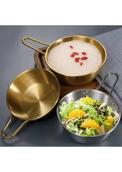 Saplı Yuvarlak Pirinç Şarap Kasesi Paslanmaz Çelik Ev Yemek Sos Kaseleri Sofra Takımları Yemek Takımları Mutfak Eşyaları (Yurt Dışından) fırsatları