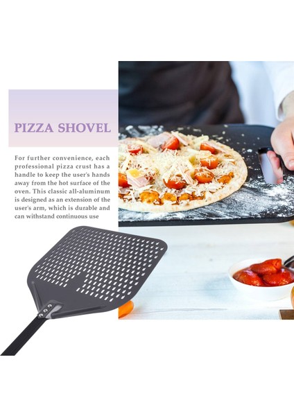 Uzun Saplı 14 Inç Alüminyum Pizza Küreği, Hamur Aletleri, Aksesuarlar, Pizza Spatulası, Kek Pişirme ve Döner Aleti (Yurt Dışından) fiyatları