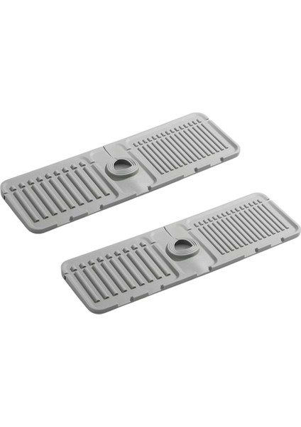 Tahliye Matı Mutfak Musluk Matı Lavabo Sıçramaya Dayanıklı Kaymaz Mat Kesilebilir Tahliye Matı Havuz Saklama Matı Gri (Yurt Dışından)