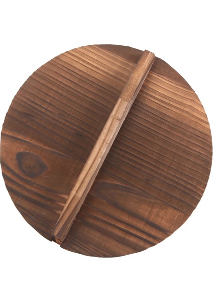 Mutfak Çok Fonksiyonlu Ahşap Tencere Kapağı Saplı Tava Kapağı Çevre Dostu Haşlanmaya Karşı Dayanıklı Ahşap Pişirme Kabı Kapağı 26 cm (Yurt Dışından)